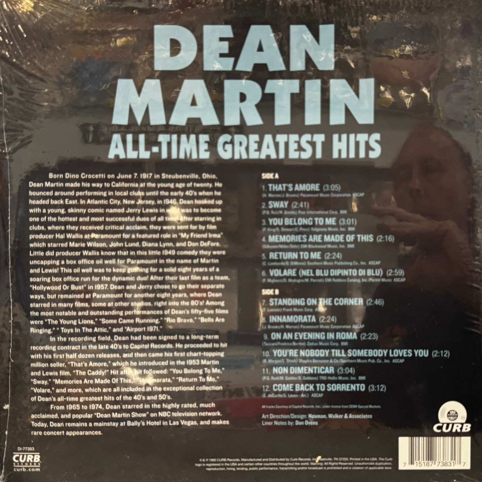Vinyl Dean Martin All-Time Greatest Hits