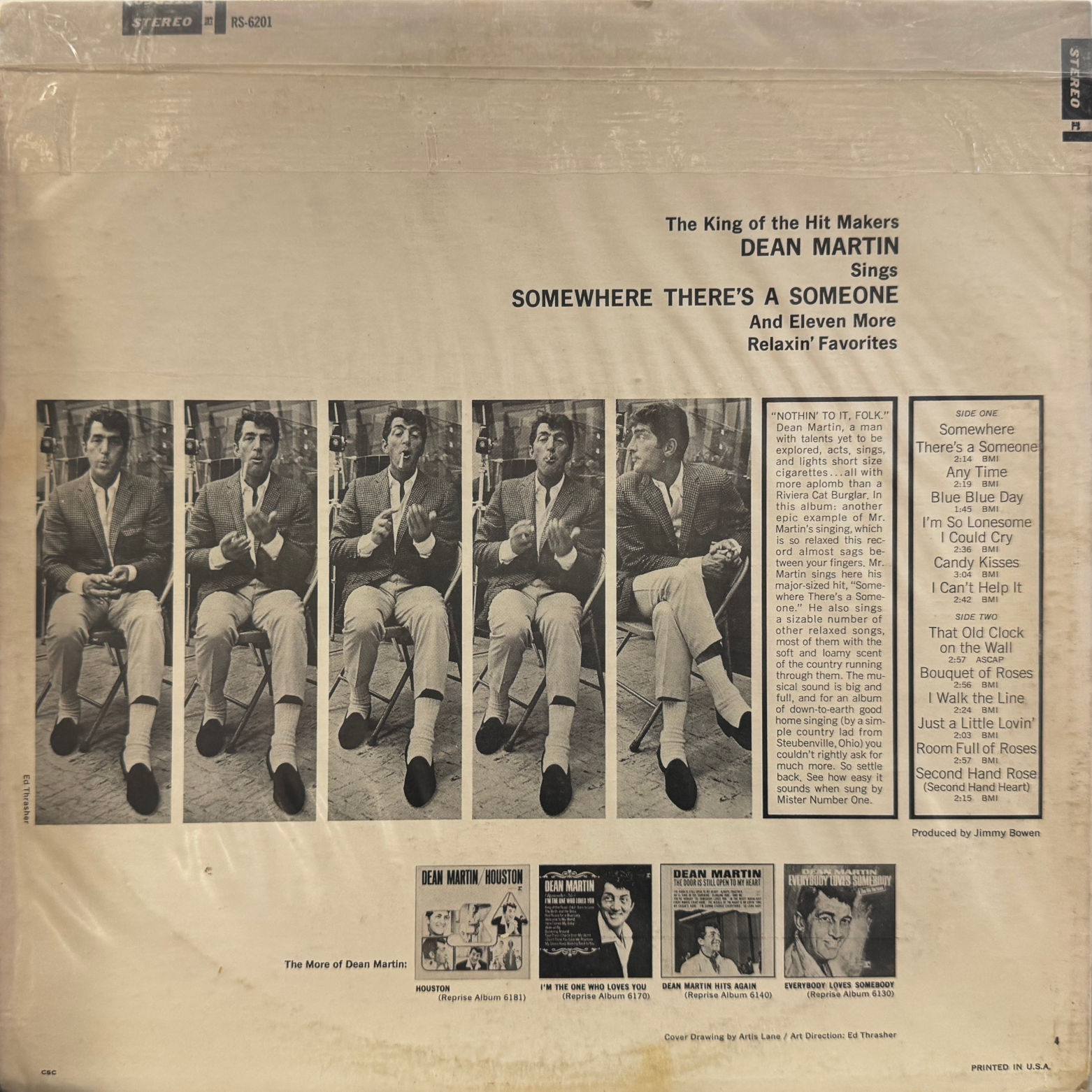 Vinyl Dean Martin Somewhere There's a Someone