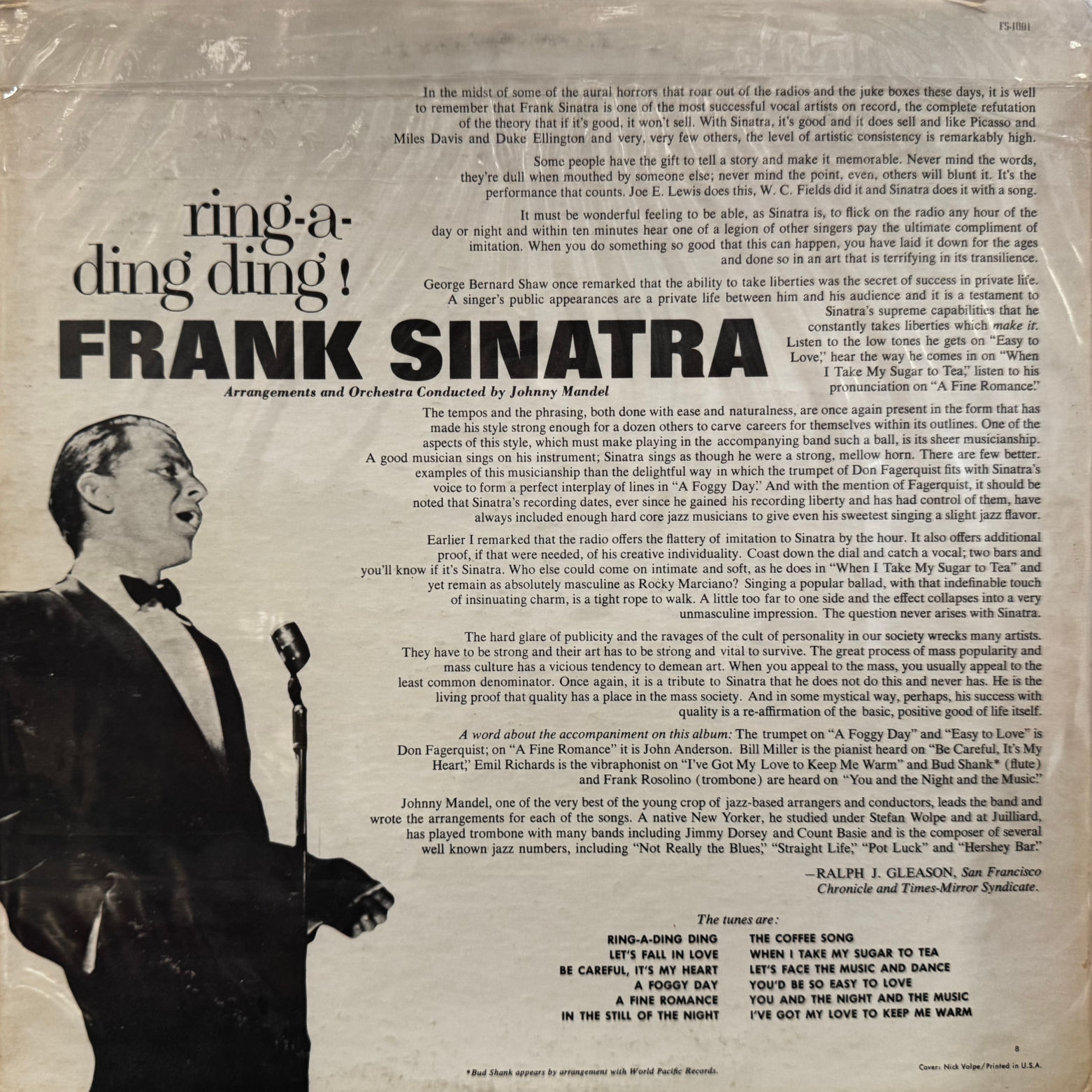 Vinyl Frank Sinatra Ring a Ding Ding