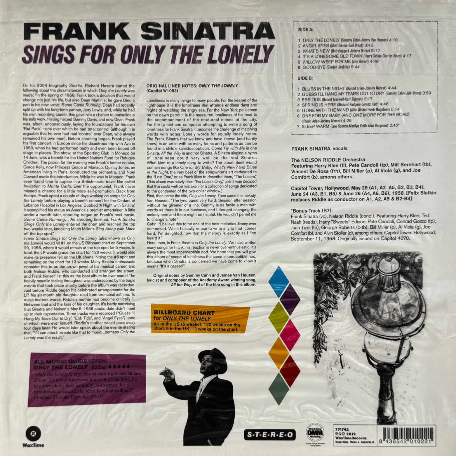 Vinyl Frank Sinatra Sings For Only the Lonely