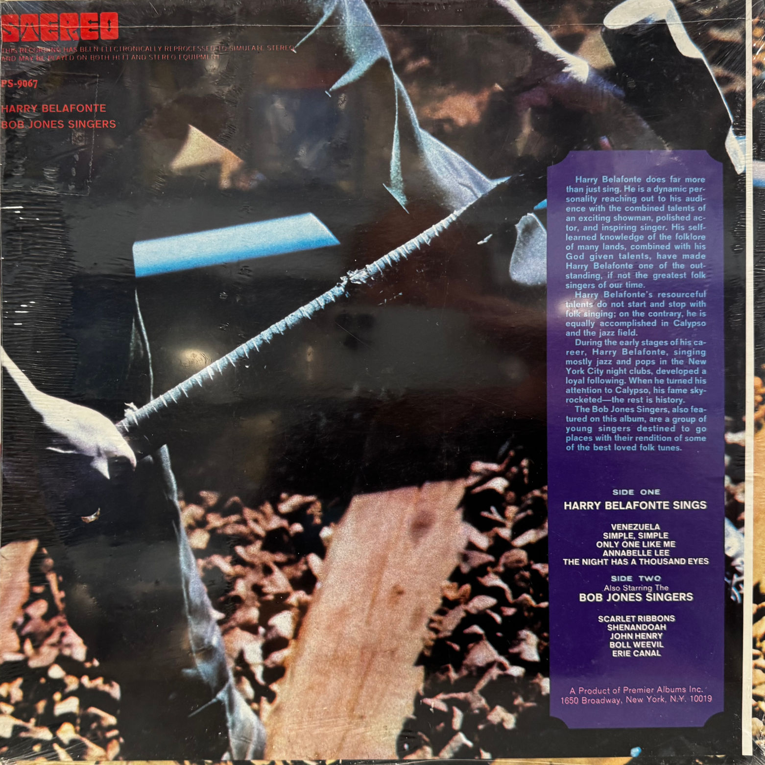 Vinyl Harry Belafonte Songs of the Land