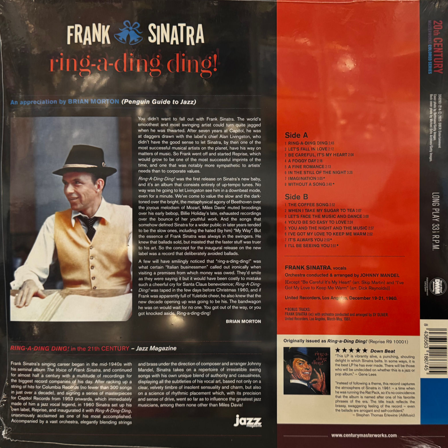 Vinyl LP Frank Sinatra Ring a Ding Ding