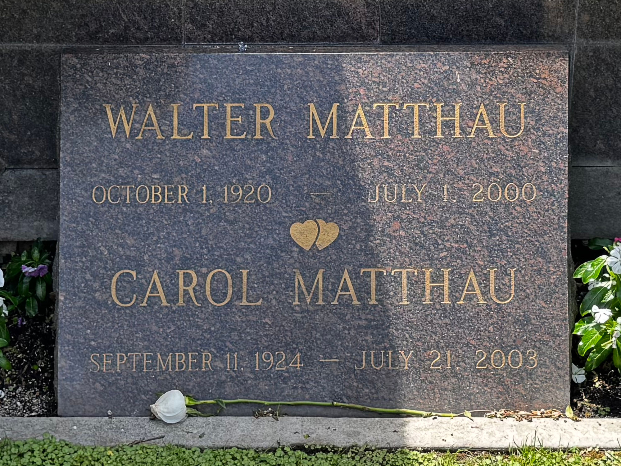 Westwood Village Memorial Park Walter Matthau