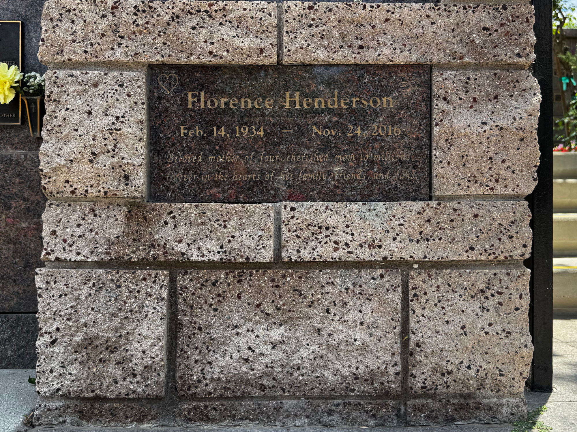 Westwood Village Memorial Park Florence Henderson