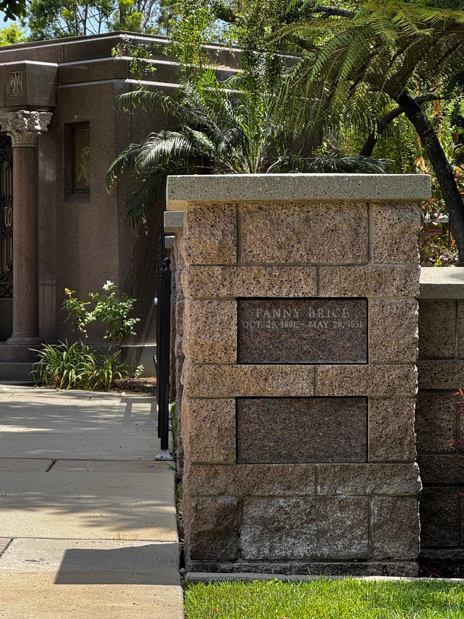 Westwood Village Memorial Park Frances Brice