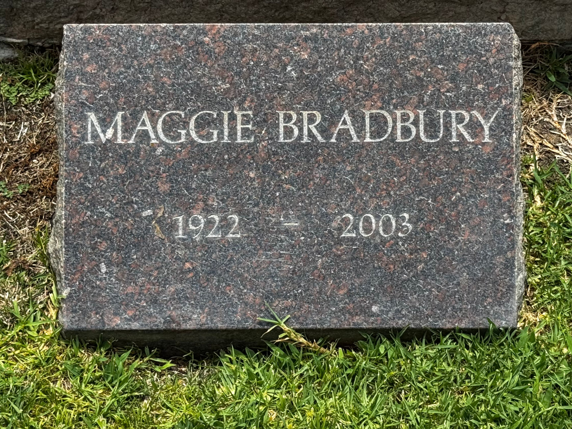 Westwood Village Memorial Park Maggie Bradbury
