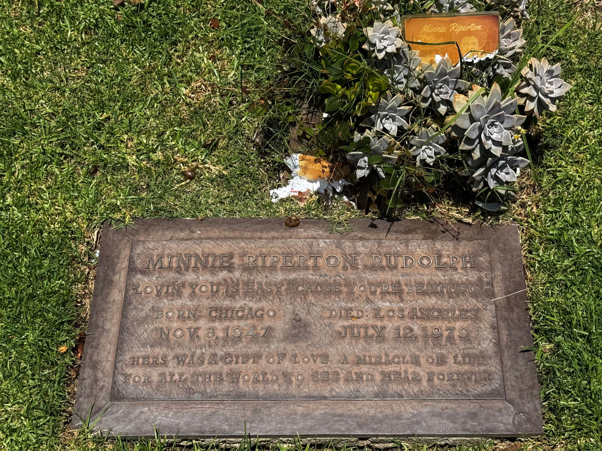 Westwood Village Memorial Park Minnie Riperton