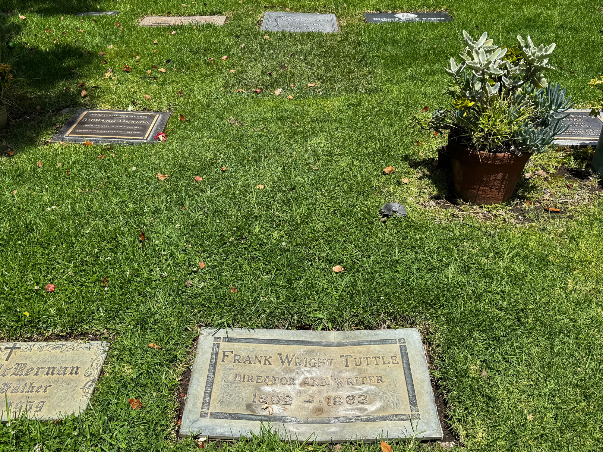 Westwood Village Memorial Park Roy Orbison Unmarked Grave