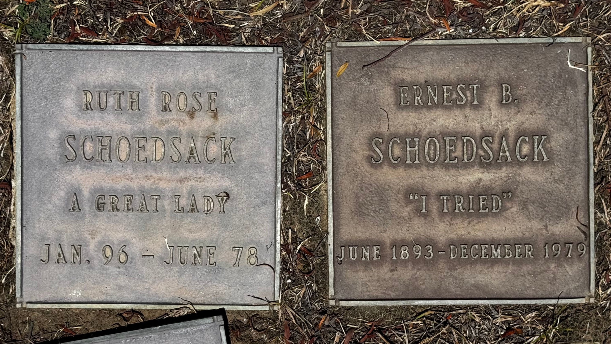 Westwood Village Memorial Park Ruth Rose and Ernest Schoedsack