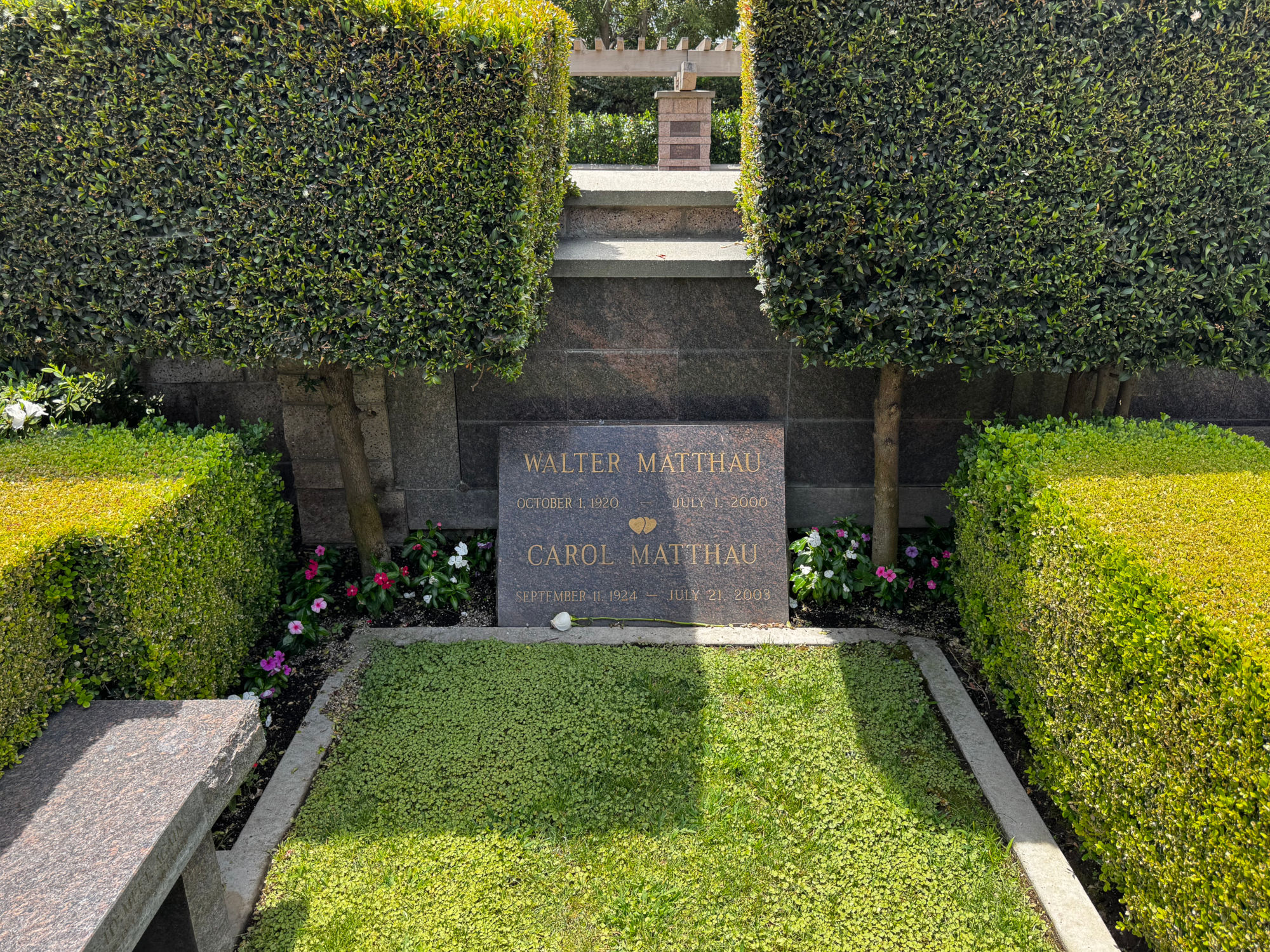 Westwood Village Memorial Park Walter Matthau Tombstone