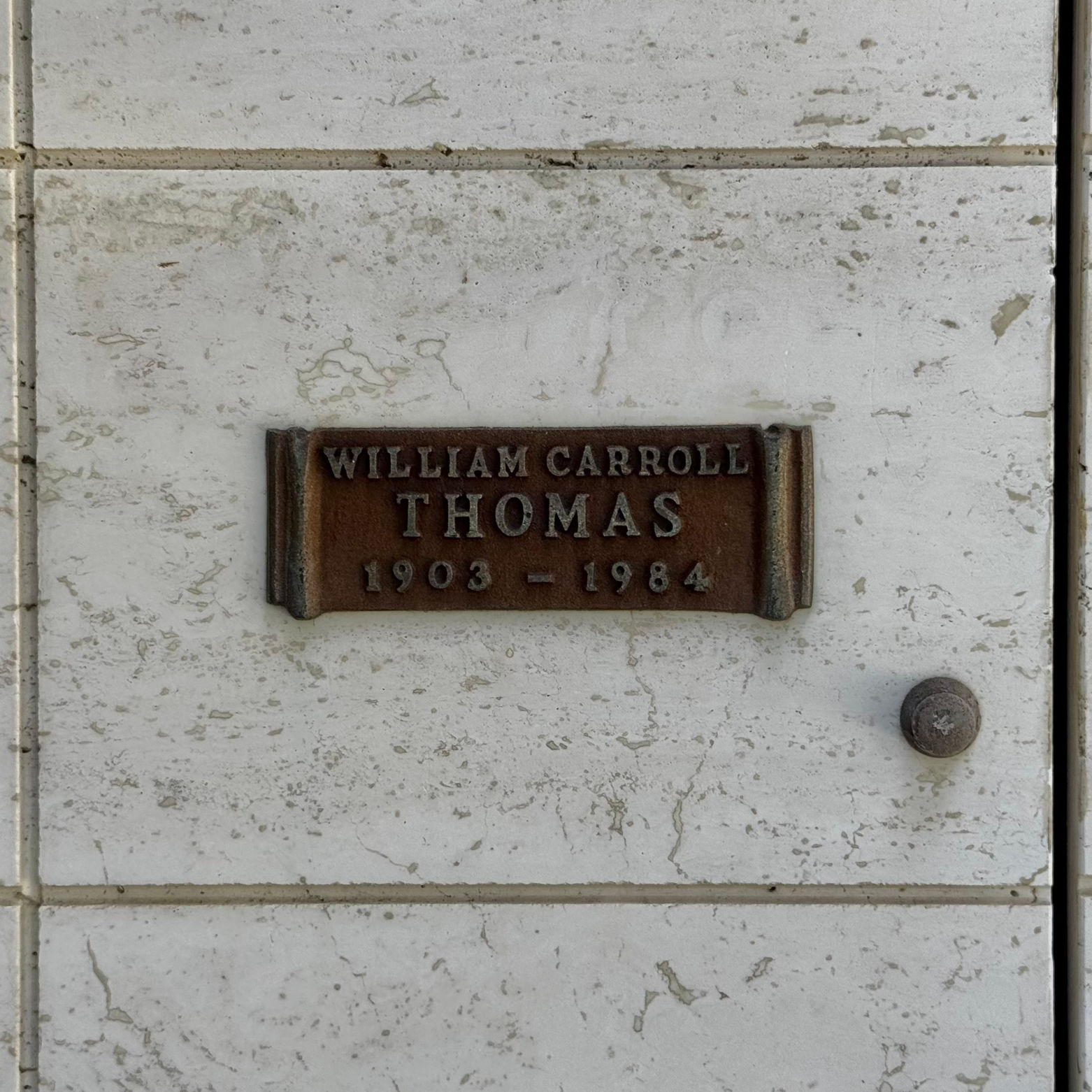 Westwood Village Memorial Park William C. Thomas