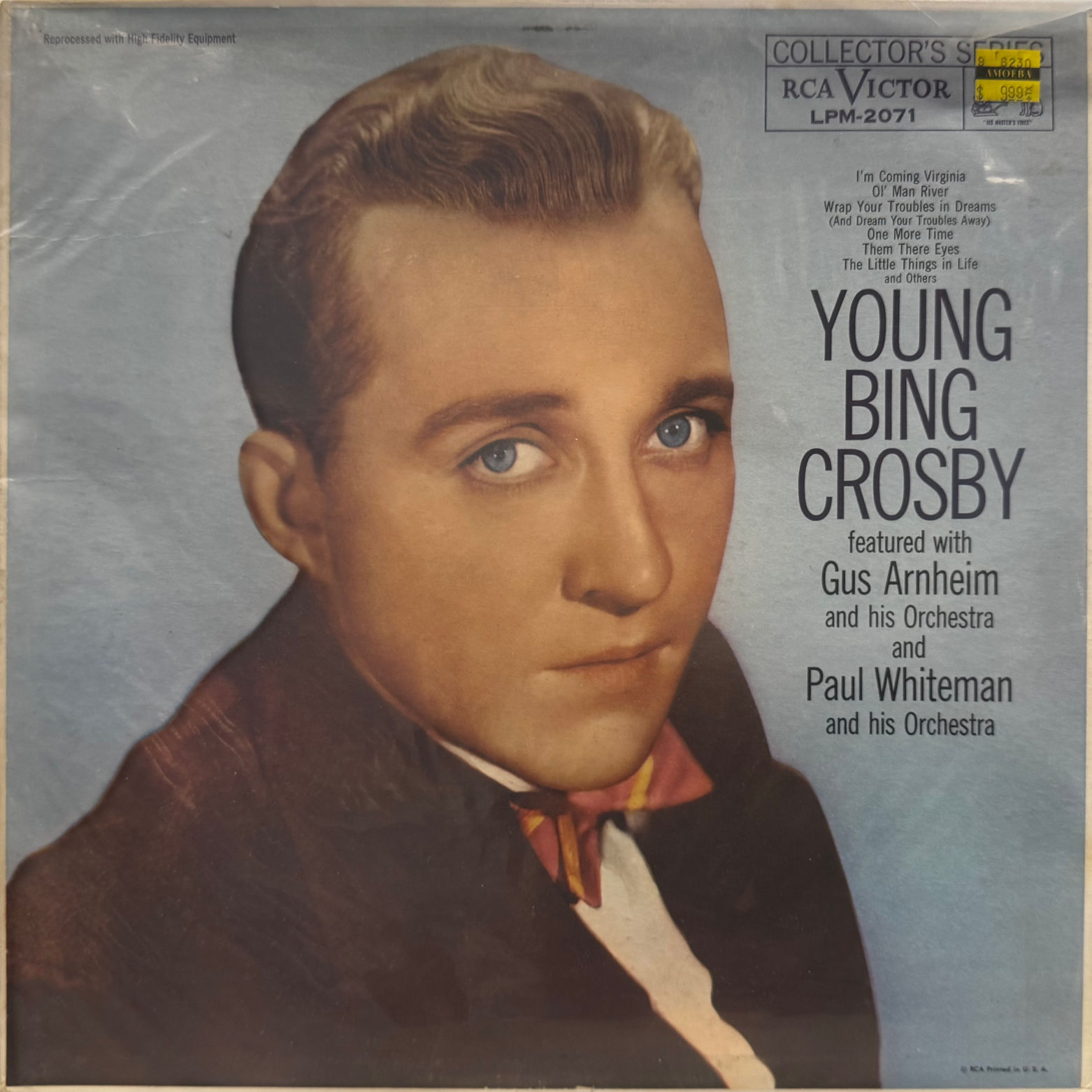 Bing Crosby Young Bing Crosby Album Cover