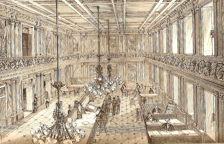 1876 US Treasury Cash Room