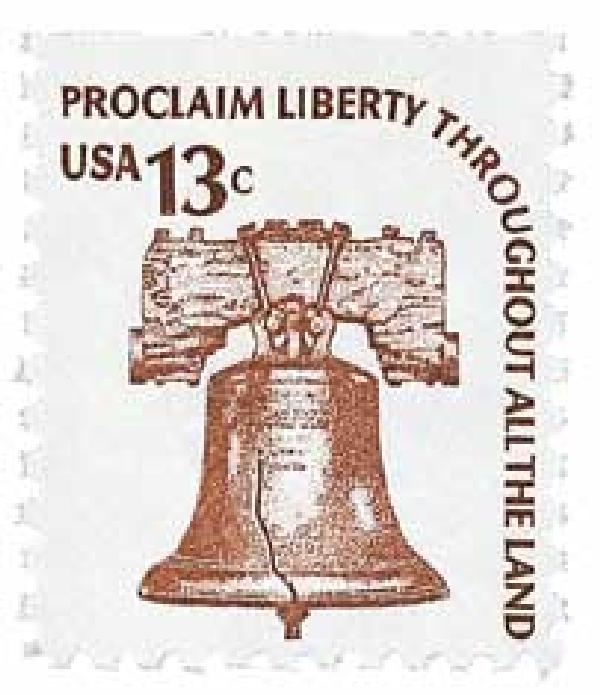 1975 13c Americana Series: Liberty Bell 1975 13c Americana Series: Liberty Bell