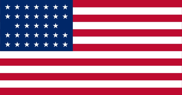 33 Star US Flag
