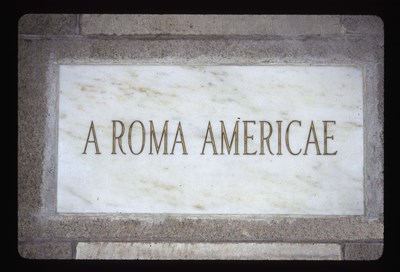 A Roma Americae (Pope Stone)