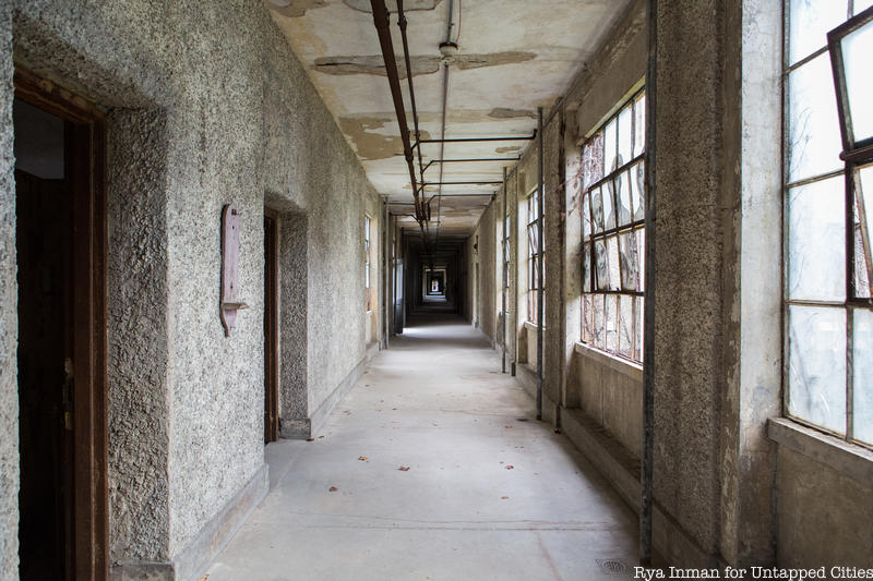 Abandoned Hospital Hallway