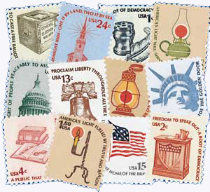 Americana Series Stamps