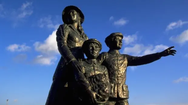 Annie Moore statue in Ireland