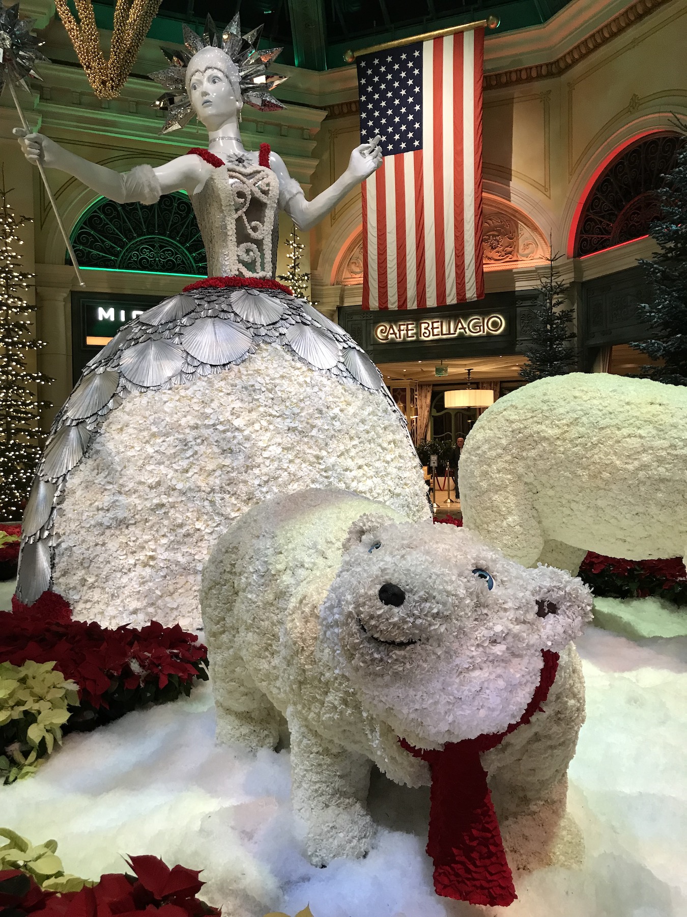 Coca-Cola Bear at The Bellagio Conservatory