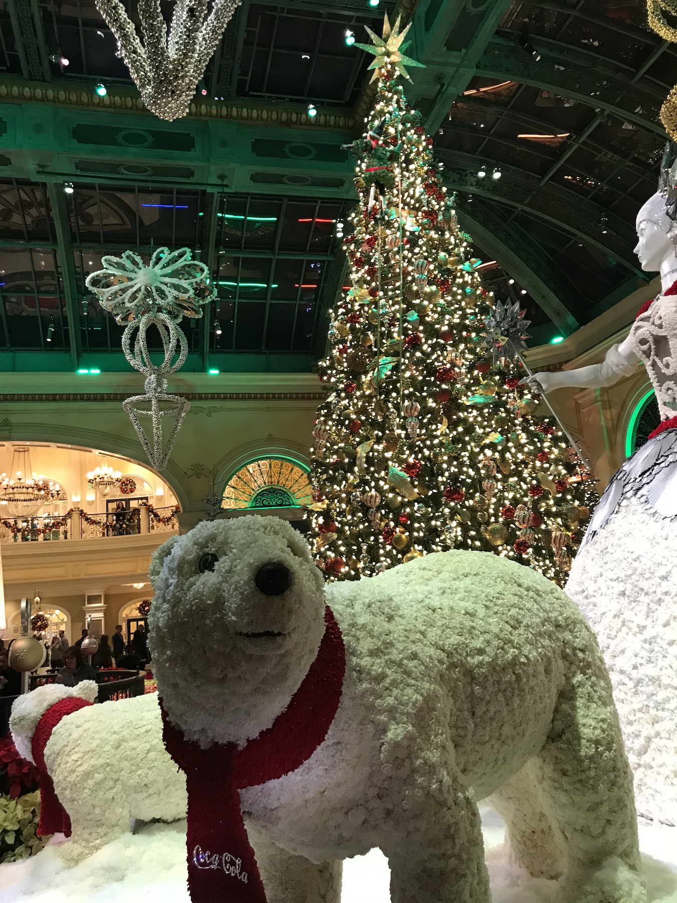 Coca-Cola Bear at The Bellagio Conservatory