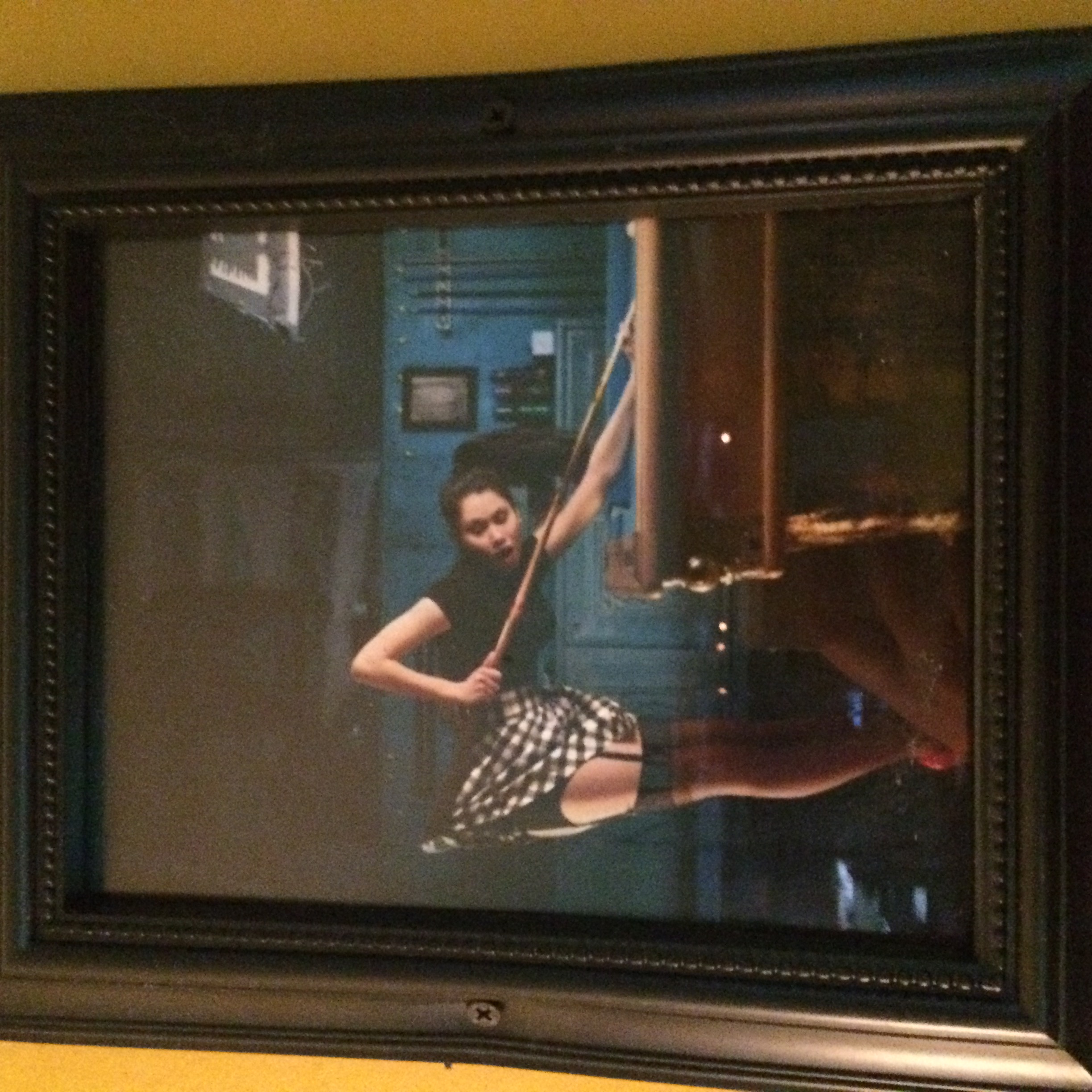 Orton Pool Room Poster of Lifted Skirt