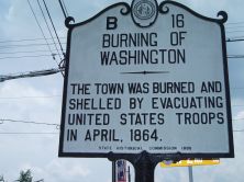 Burning of Washington Marker