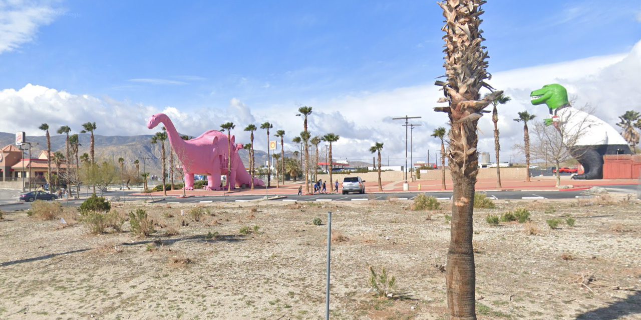 Cabazon Dinosaurs Google on Street View
