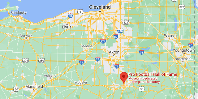Pro Football Hall of Fame on Google Maps Pro Football Hall of Fame on Google Maps