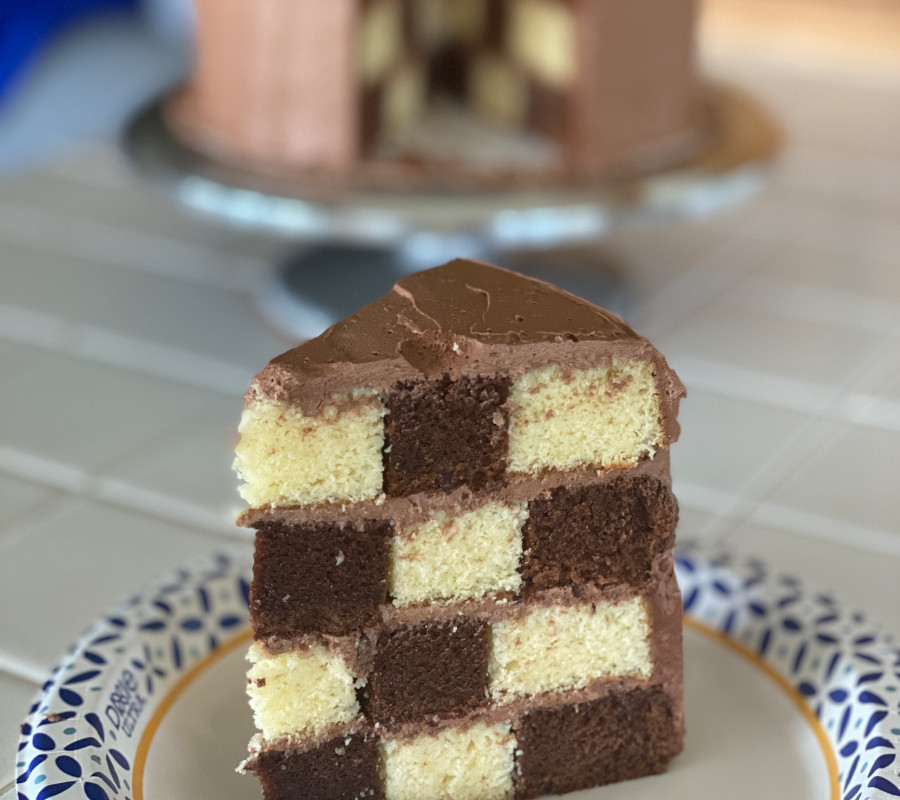 Checkerboard Cake