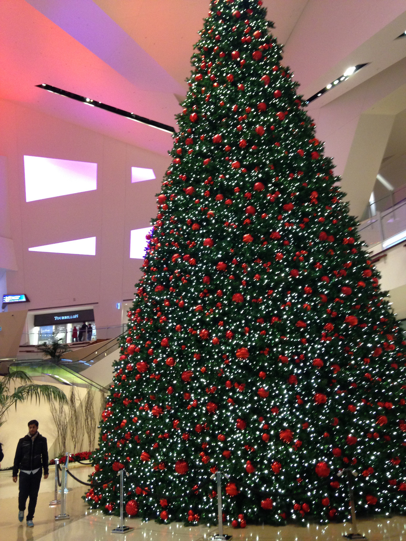 Christmas Tree inside the Shops at Crystals
