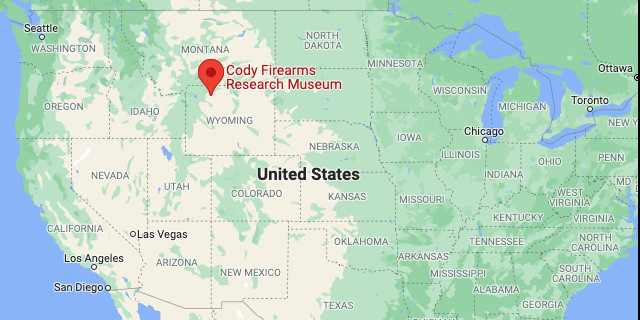 Cody Firearms Research Museum on the US Map