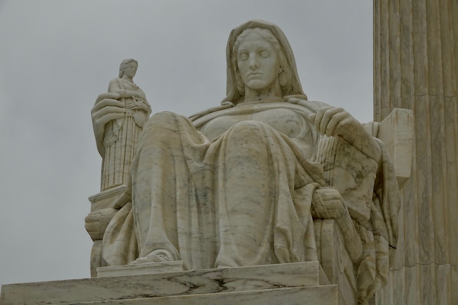 Contemplation of Justice Statue