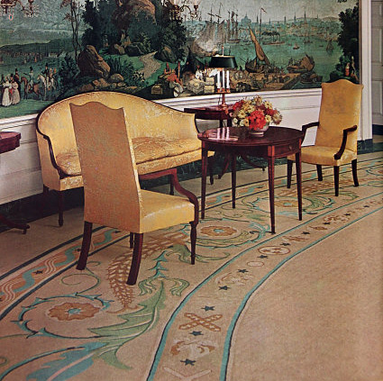 White House Diplomatic Room Rug 1963