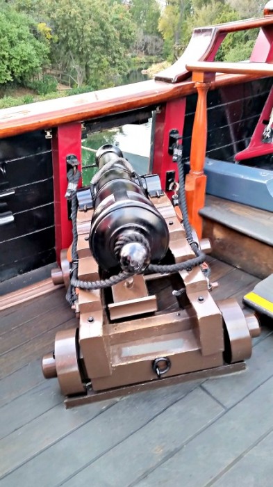 Sailing Ship Columbia Cannon