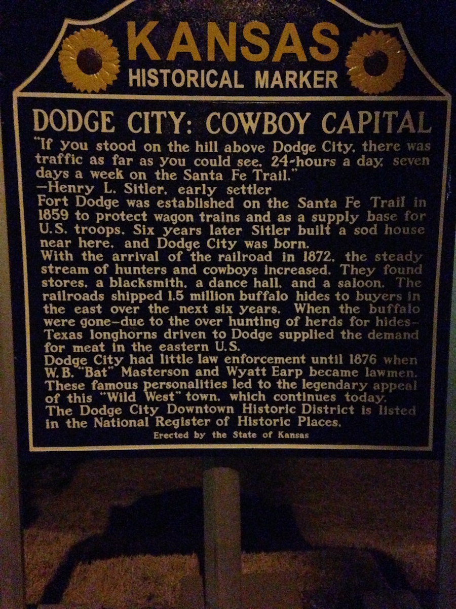 Dodge City Historical Marker