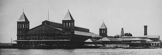 The original immigration station 1892-1897