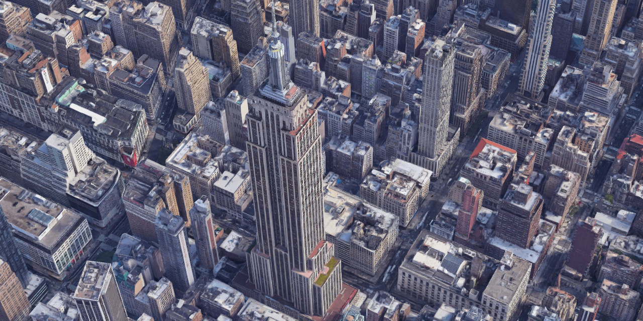 Empire State Building Satellite View