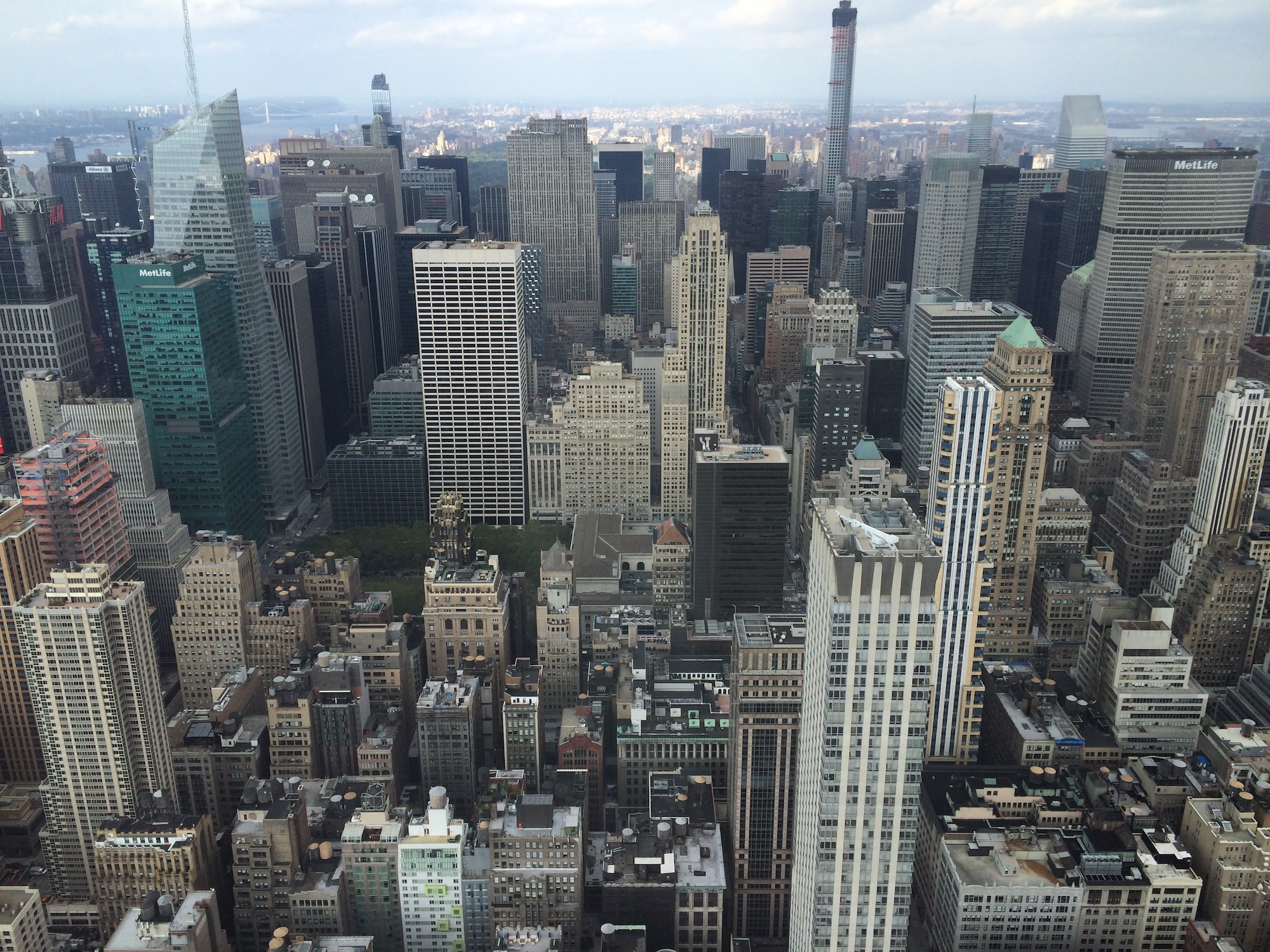 Empire State Building View to the North