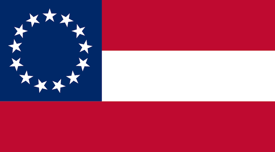 First Confederate National Flag