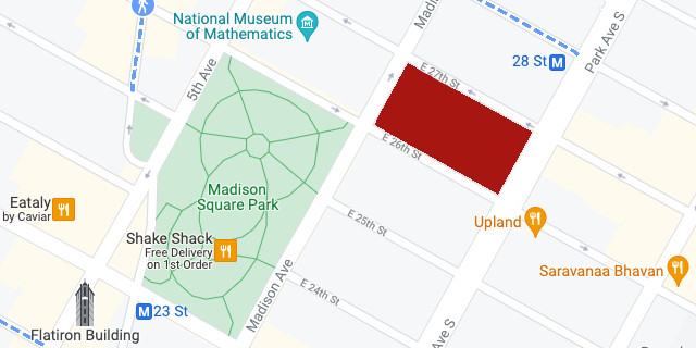 First Madison Square Garden Location First Madison Square Garden Location