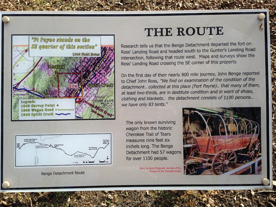 Benge Detachment Route
