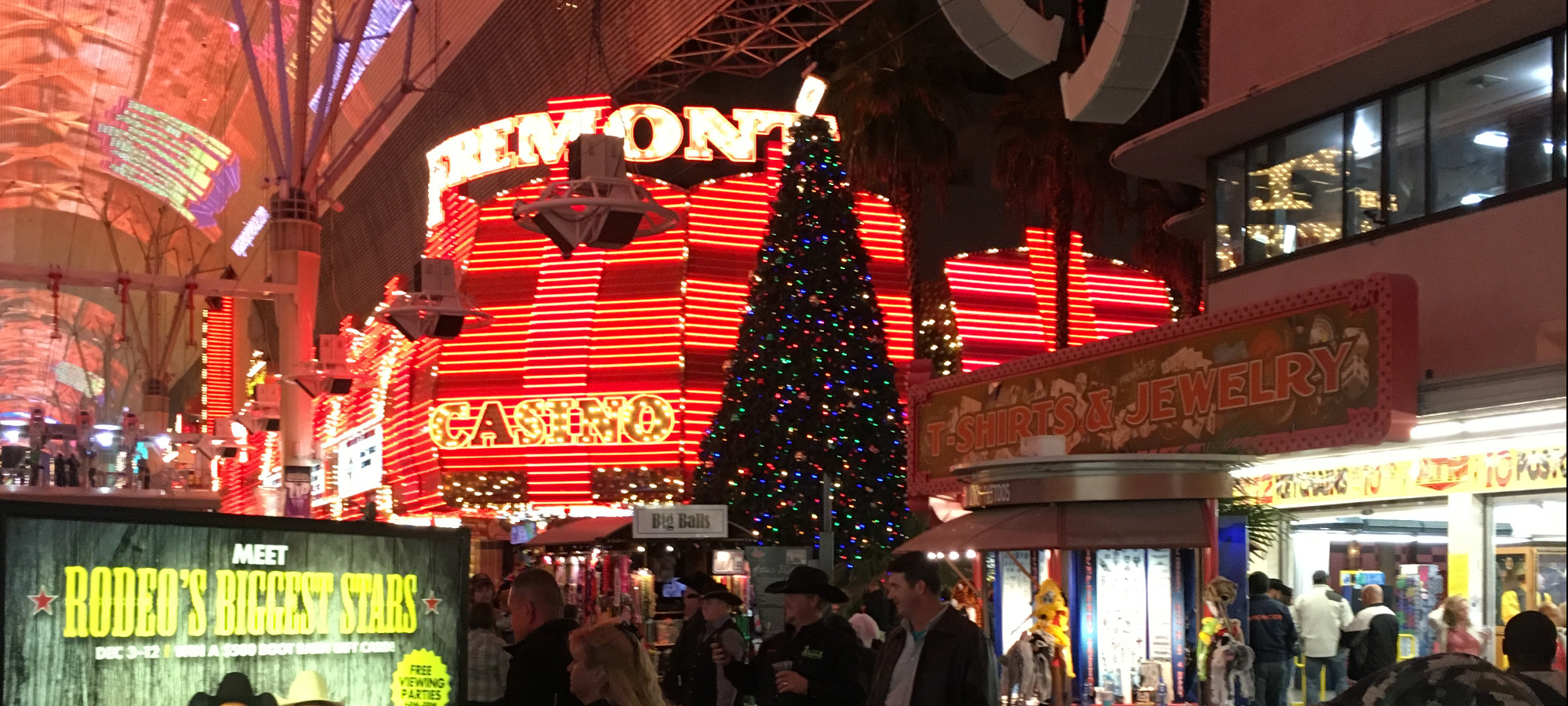 Outside Freemont Hotel and Casino