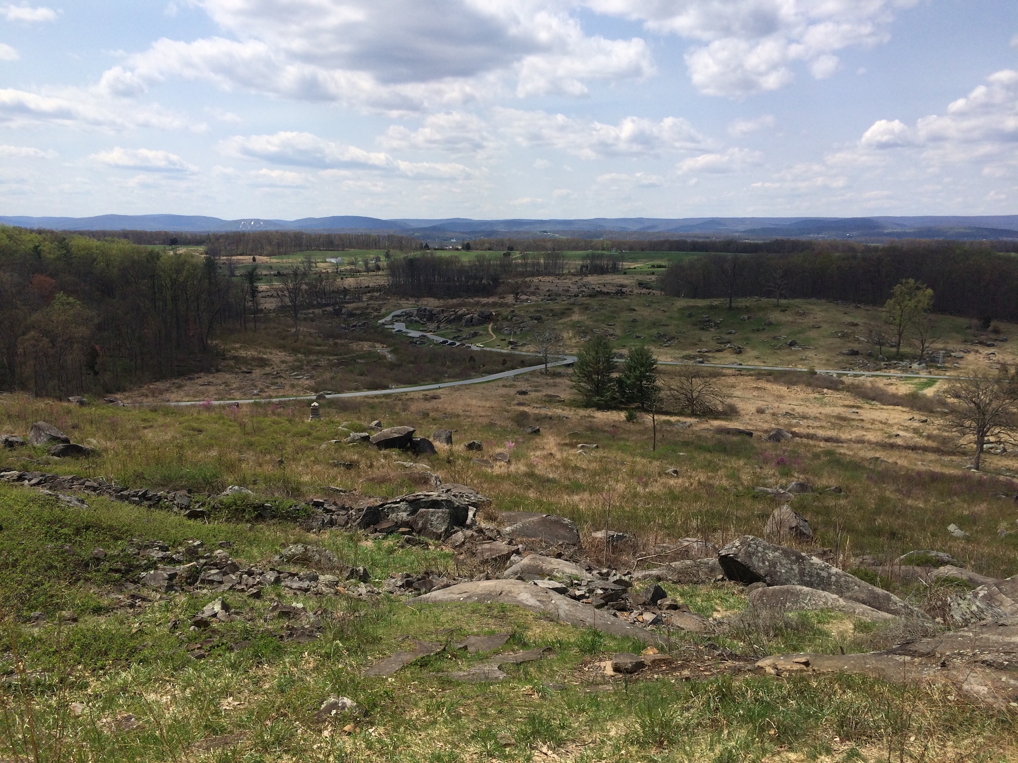 Little Round Top Looking southwest