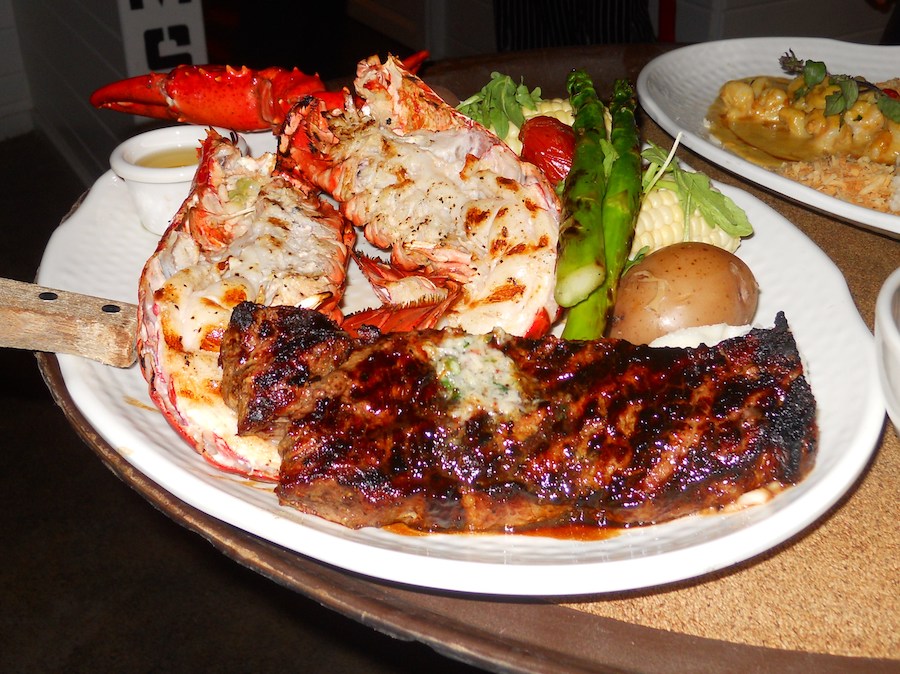 Gladstones Lobster and USDA Prime NY Strip Steak