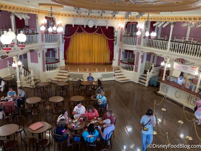 Golden Horseshoe Saloon Eating Area