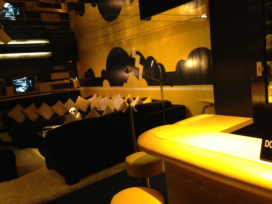 Graceland Basement Yellow TV Room