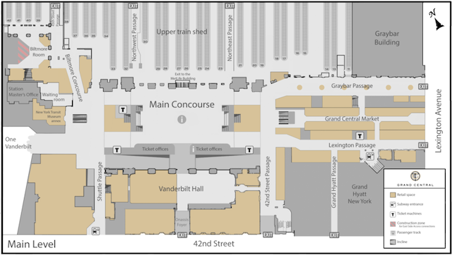 Grand Central Map