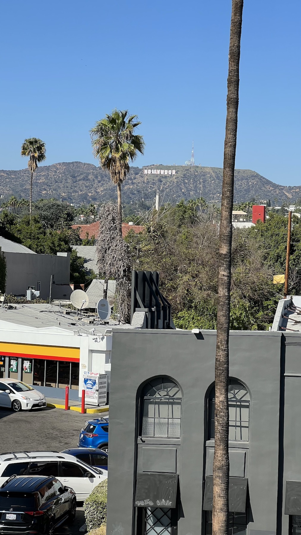 Ramshouse Hollywood Sign from a Distance