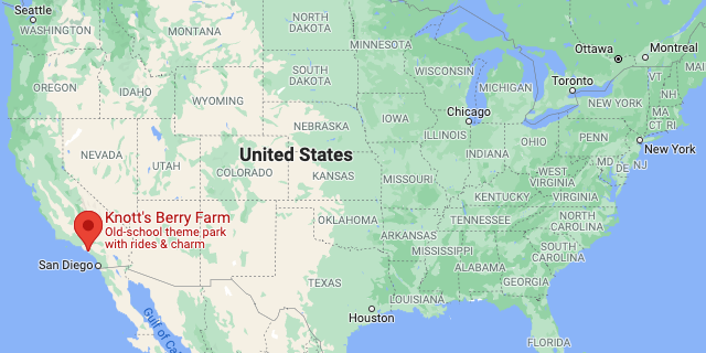 Knott's Berry Farm on Google Maps